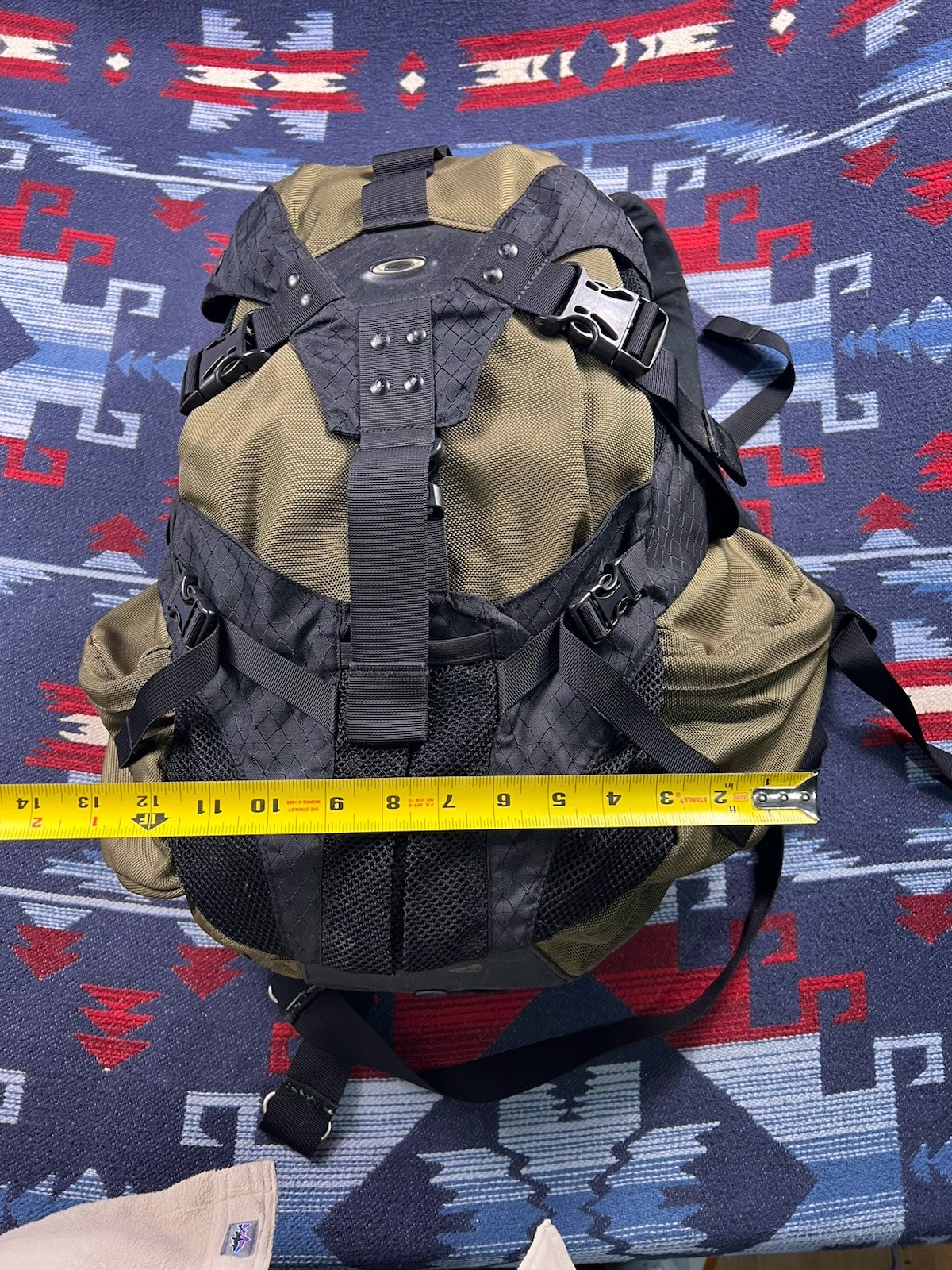 Vtg Oakley Icon Backpack Tactical 90s Y2K USA Software Carry On Olive 2.0 3.0