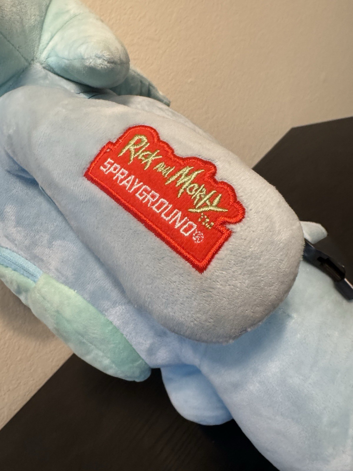 LIMITED EDITION! Sprayground Teddy Rick & Morty Bear Backpack Blue Bag READ