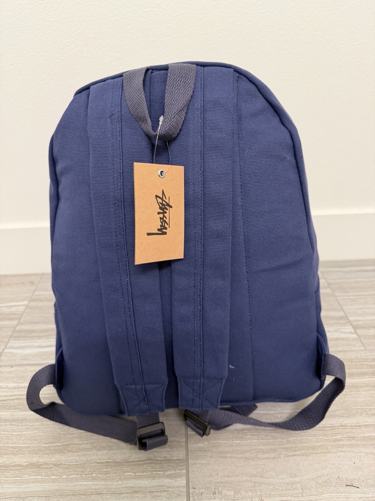 Stussy Canvas Backpack School Bag 100% Authentic Brand New