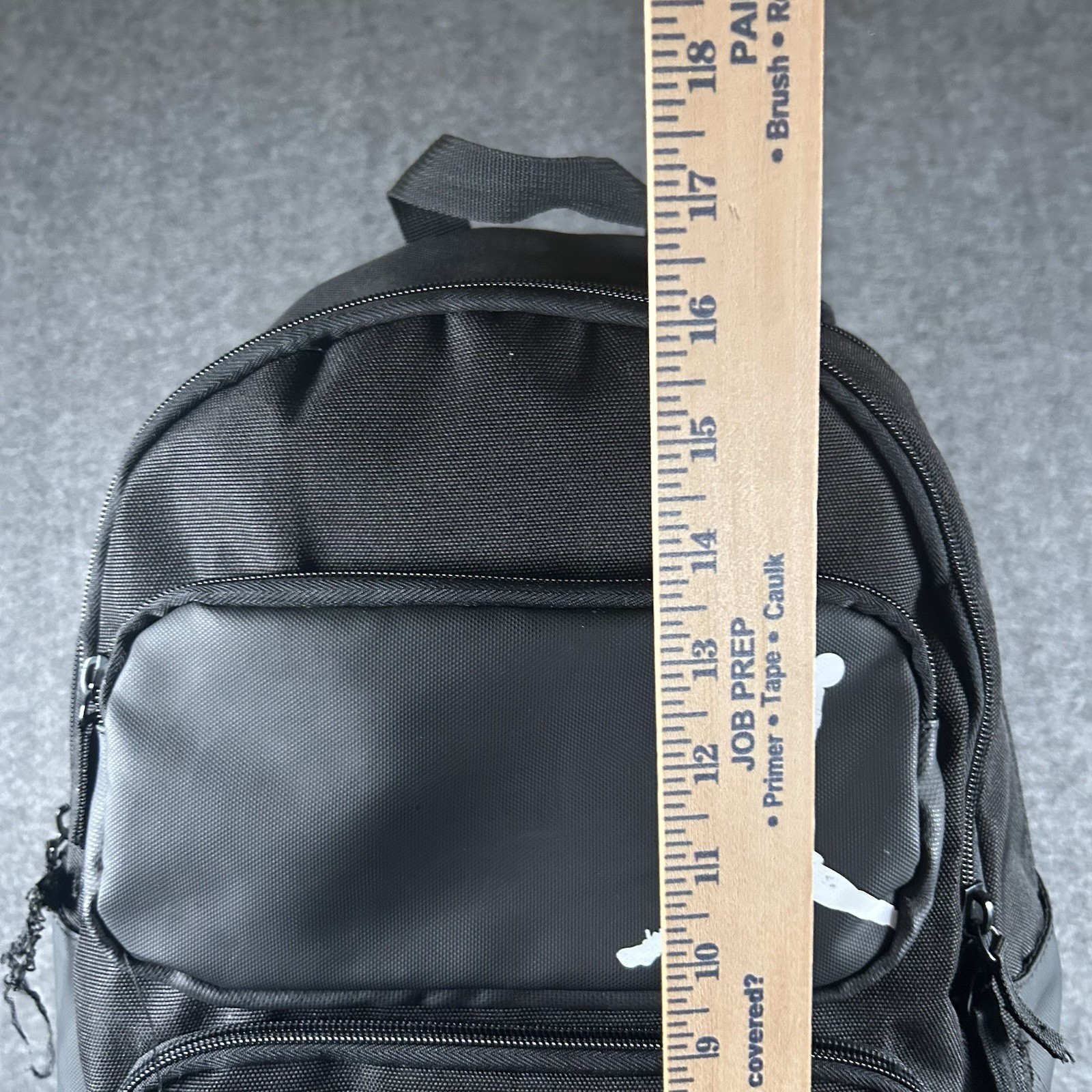 Nike Jordan Essentials Backpack MA0923 Black Gym Travel Daypack Tear Snags NWI