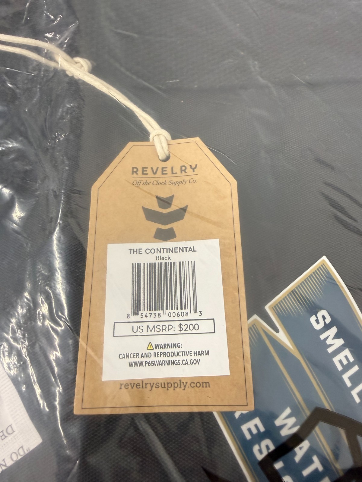 Revelry Supply 134L The Continental Duffle Bag BLACK COLOR FACTORY SEALED NEW!!!