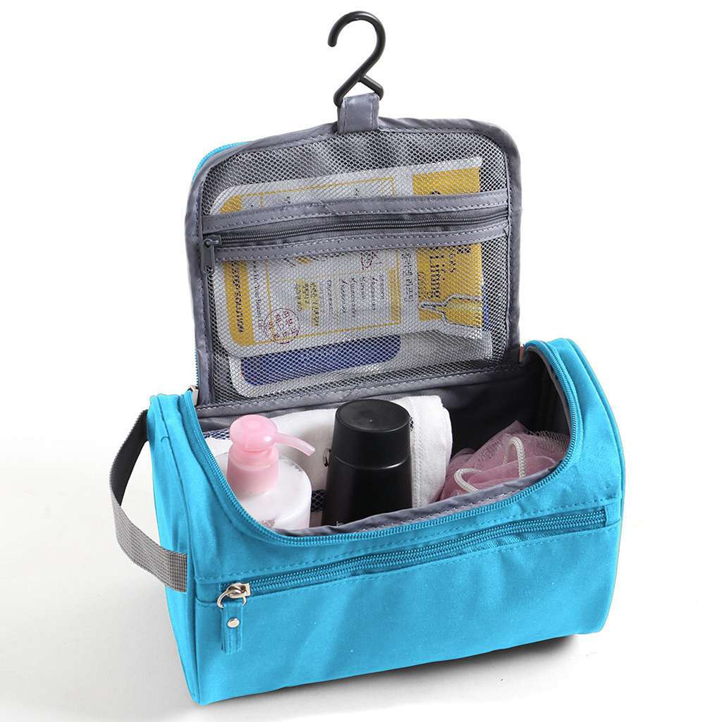 Women Men Toiletry Bag Wash Kit Cosmetics Shaving Makeup Case Organizer Travel