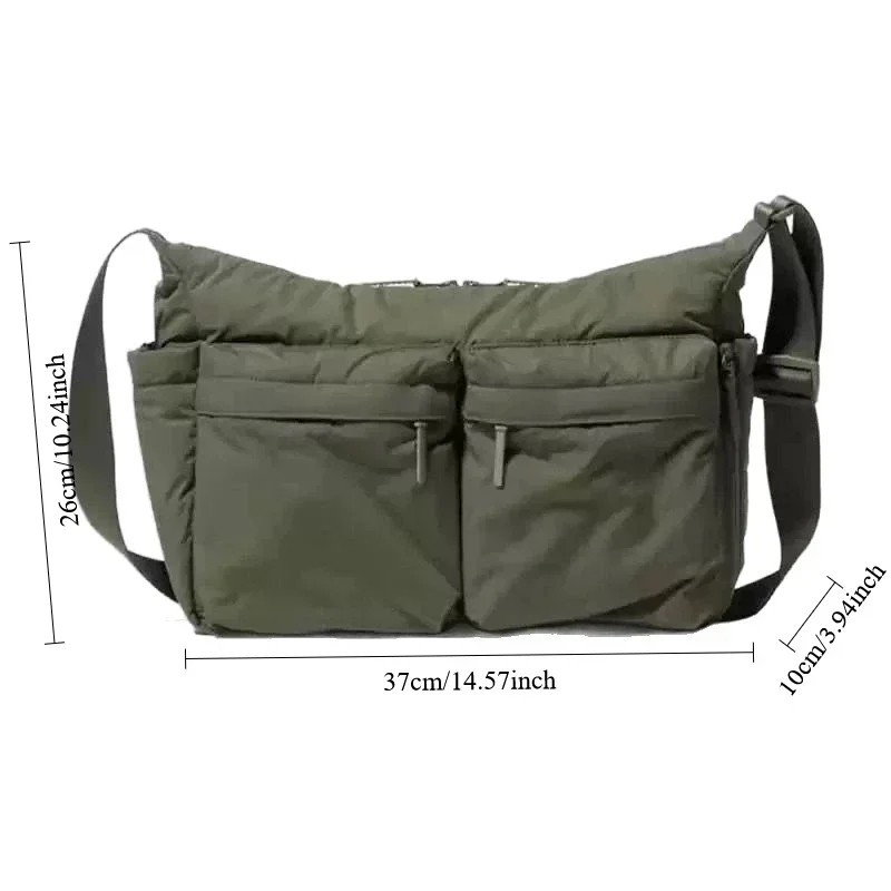UNIQLO Casual Multi-pocket Messenger Bag Men Women Shoulder Bag Travel Sport Bag