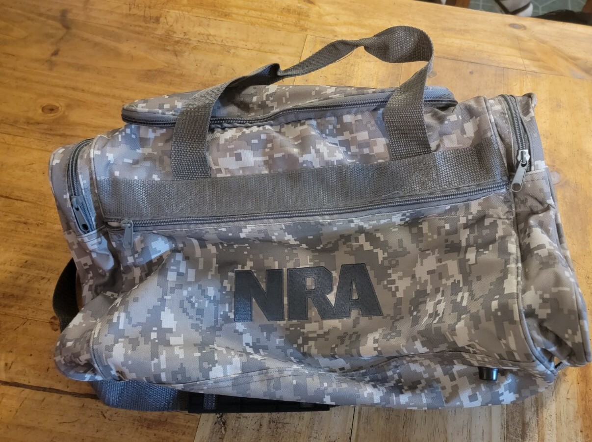 NRA Digital Camo Tote “Bug Out” Bag PLEASE SEE DESCRIPTION