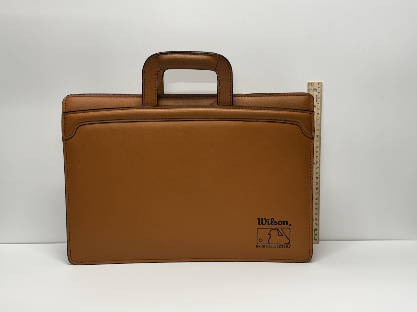 Wilson Baseball Glove Leather Briefcase Bag Satchel 16.5” X 12 X 5 RARE