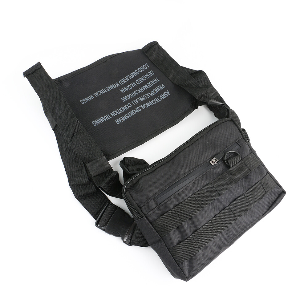 Tactical Combat Chest Rig Bag Front Pouch Recon Kit Pack Sport Protective Vest
