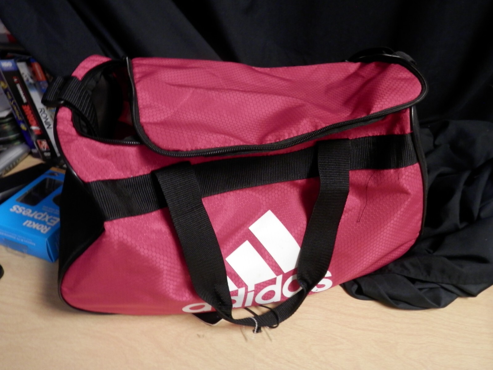Vintage Bags Adidas Diablo Bold Pink/Black/White Duffel Bag (New No Tag)