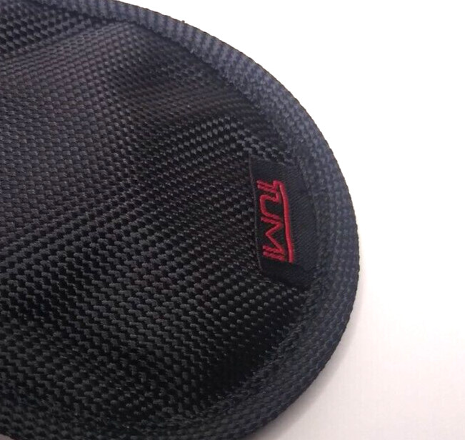 TUMI Delta Bag Pouch Grey Zip Soft Sided Air Travel Pouch, OEM Sleep Mask, New