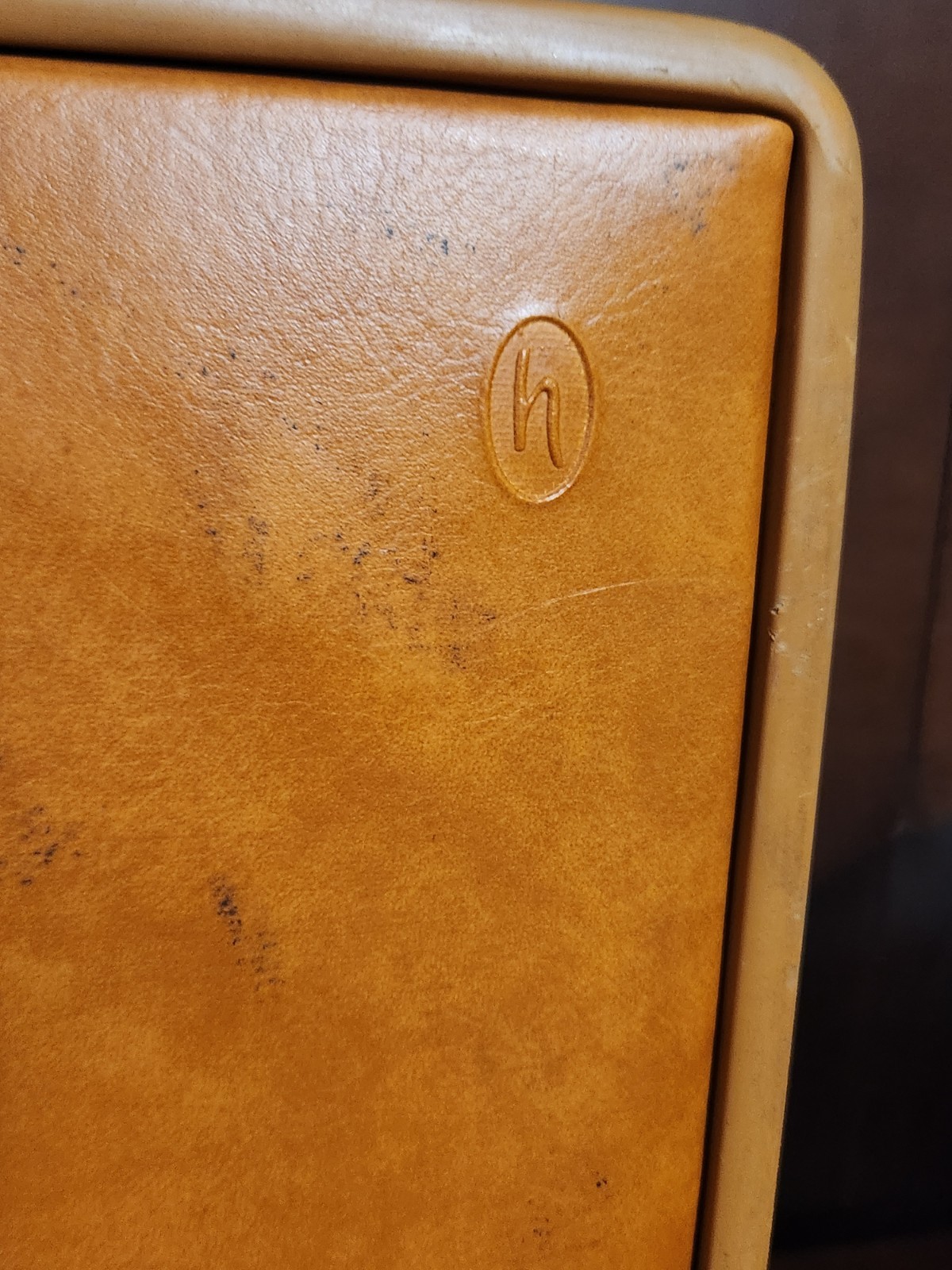 Vintage Hartmann Belting Leather Attaché Overnighter Briefcase 18″X14″X5″