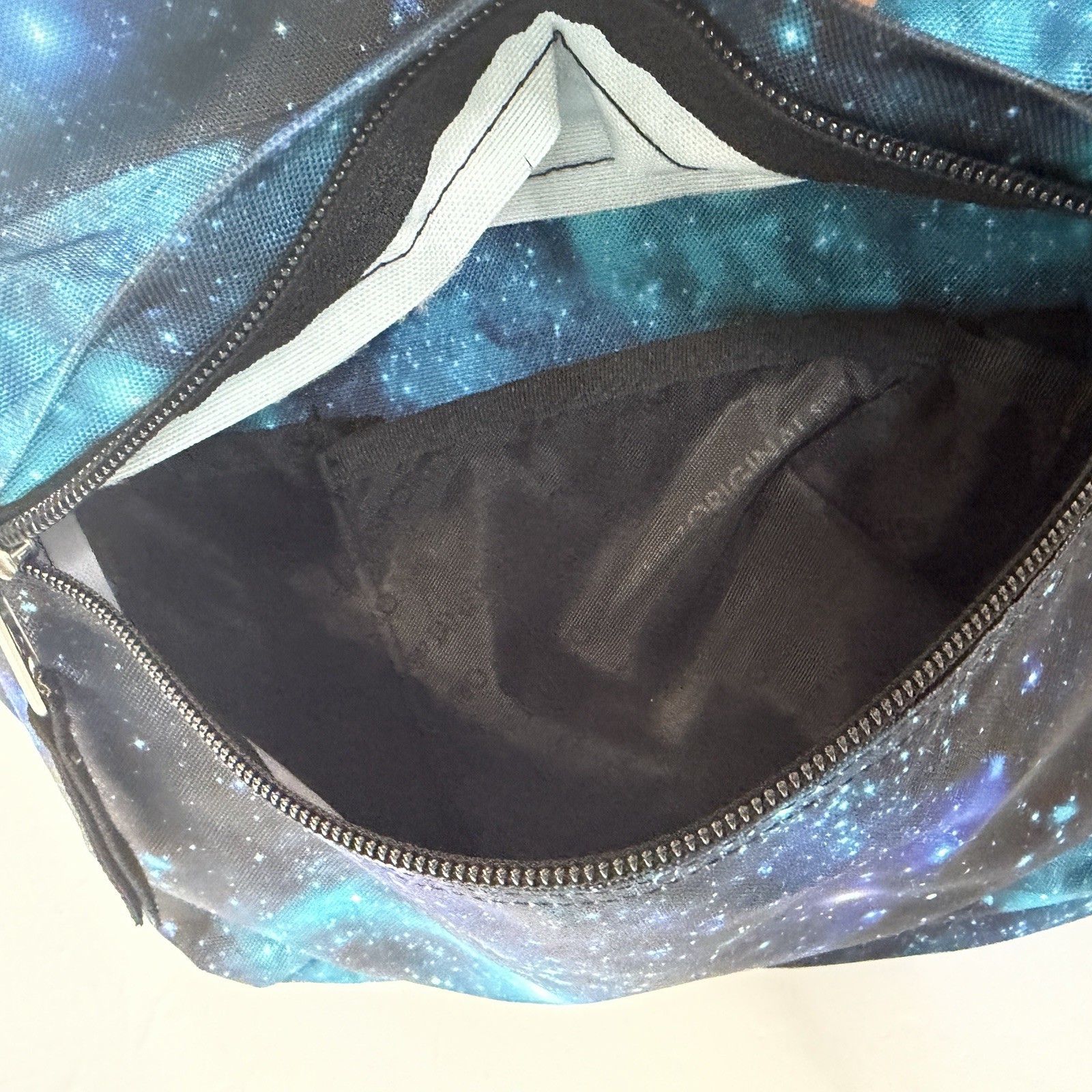 JanSport Superbreak Backpack – Galaxy Space Stars Black Blue GUC