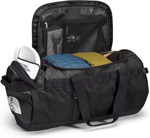 The North Face Base Camp Golden State Duffel Bag, Large, Black, 95 Liters