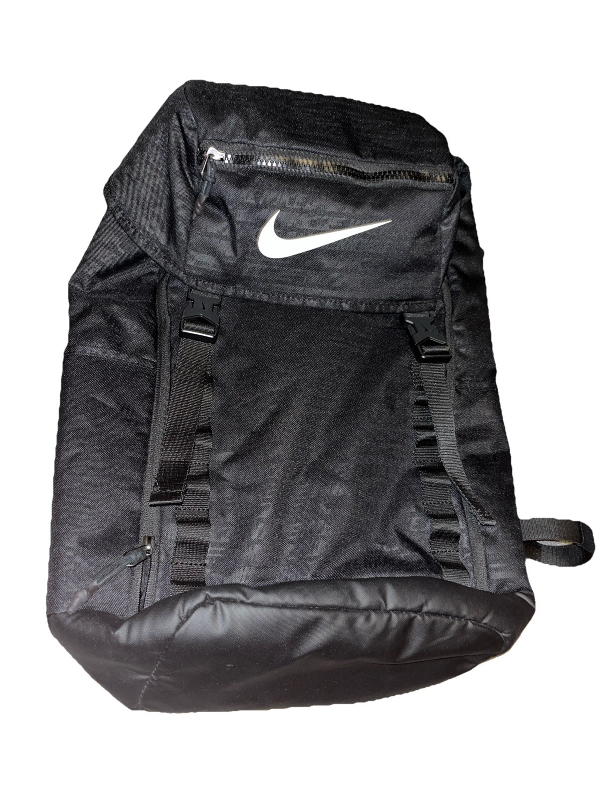 Nike Hayward Top Load Training Backpack Black All Over Print Gym School Bag