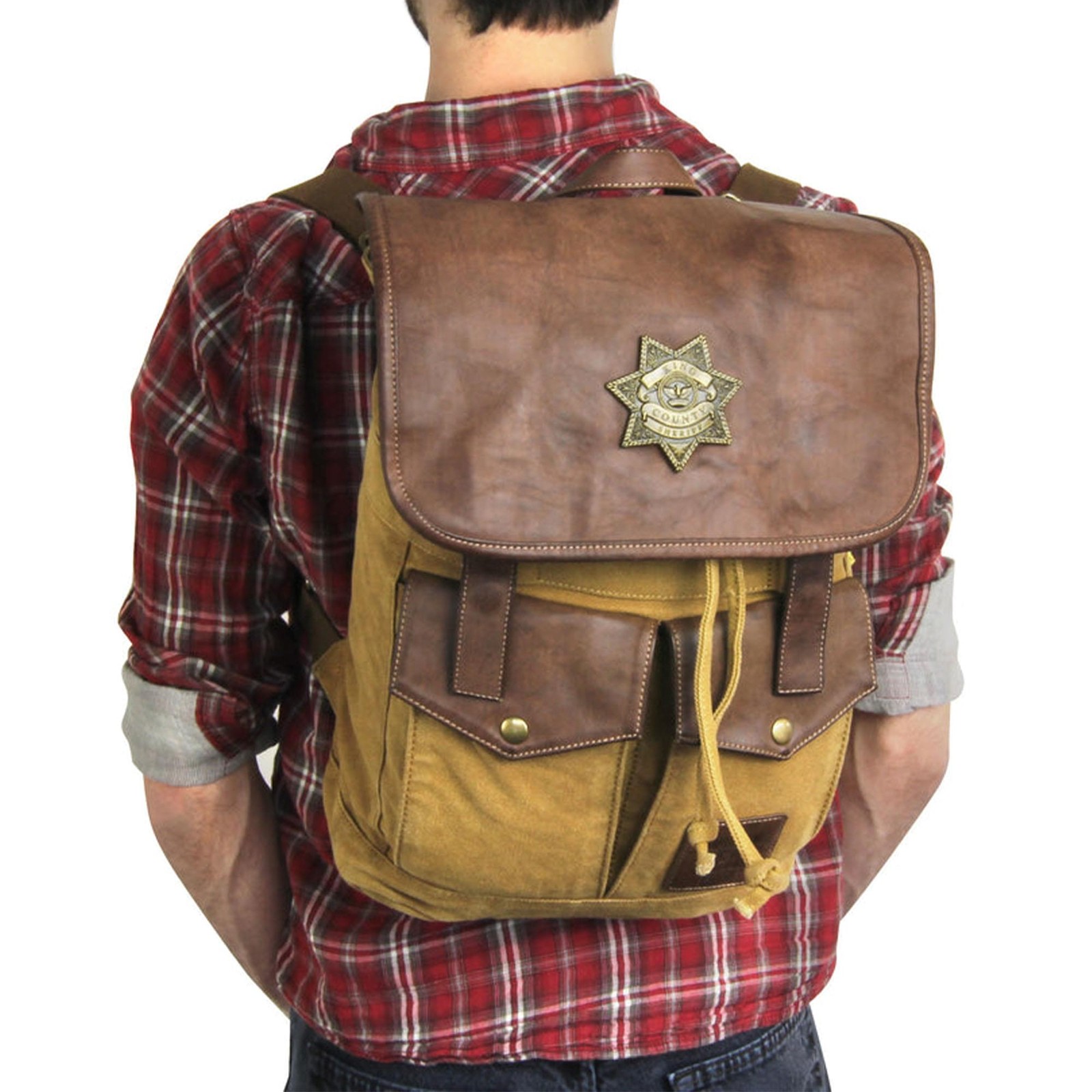 The Walking Dead Sheriff Rick Grime’s Brown Backpack