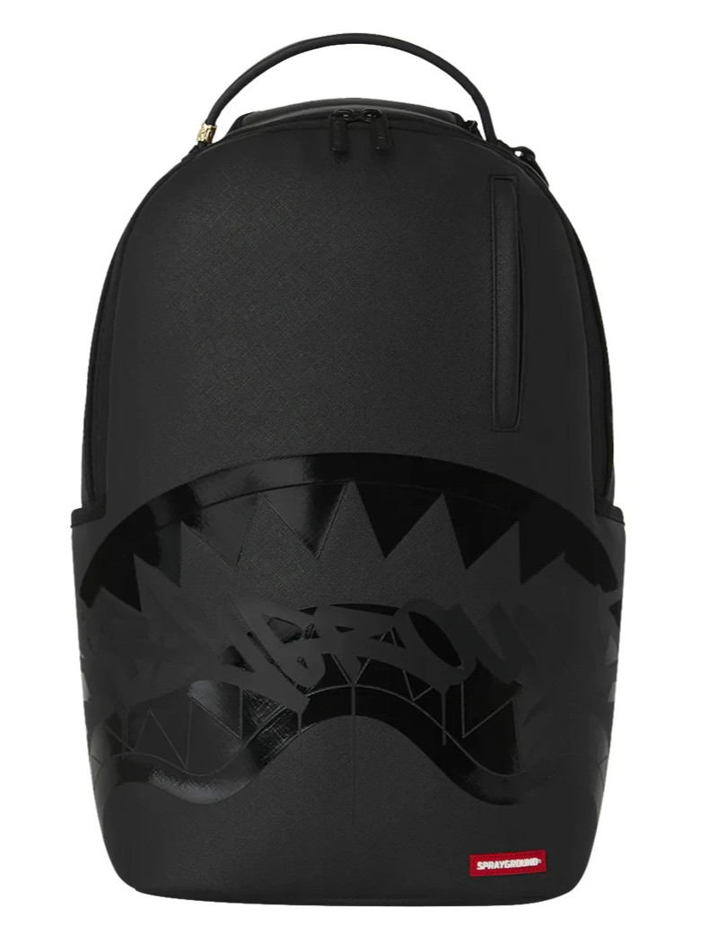 Sprayground Shadow Night King Backpack🔥New Black Travel Bookbag School Bag
