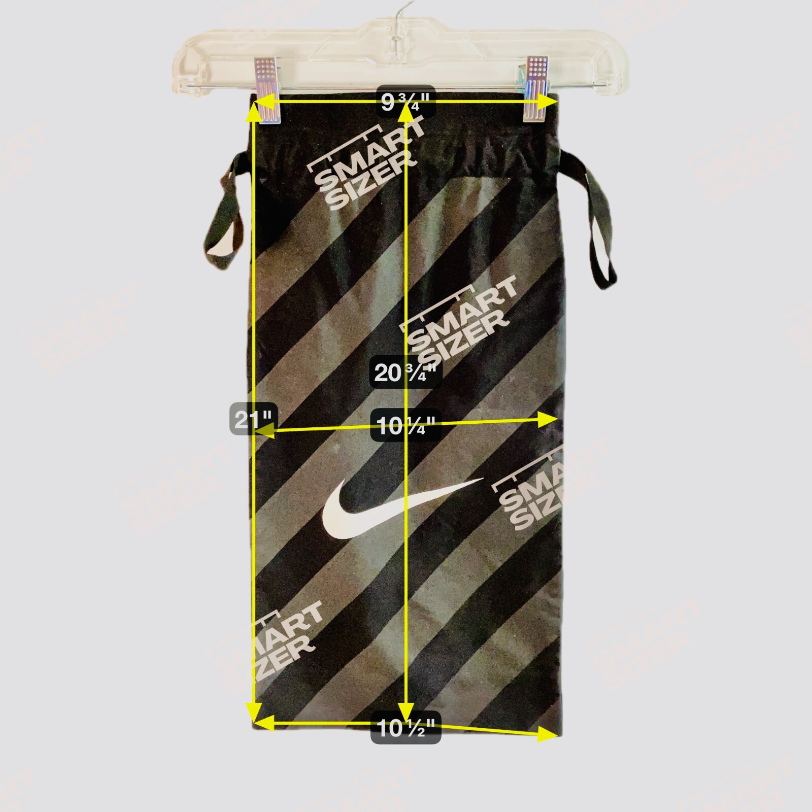 Nike Drawstring Striped Gym Bag Nike Plus Members Exclusive Small Tote