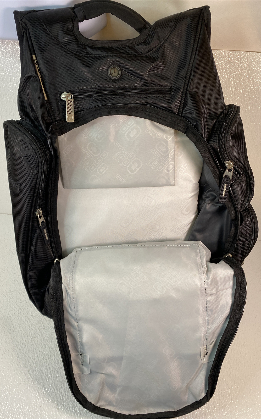 OGIO VT Miltope Seven Compartment Laptop Backpack 21”X 16” Black Excellent Cond