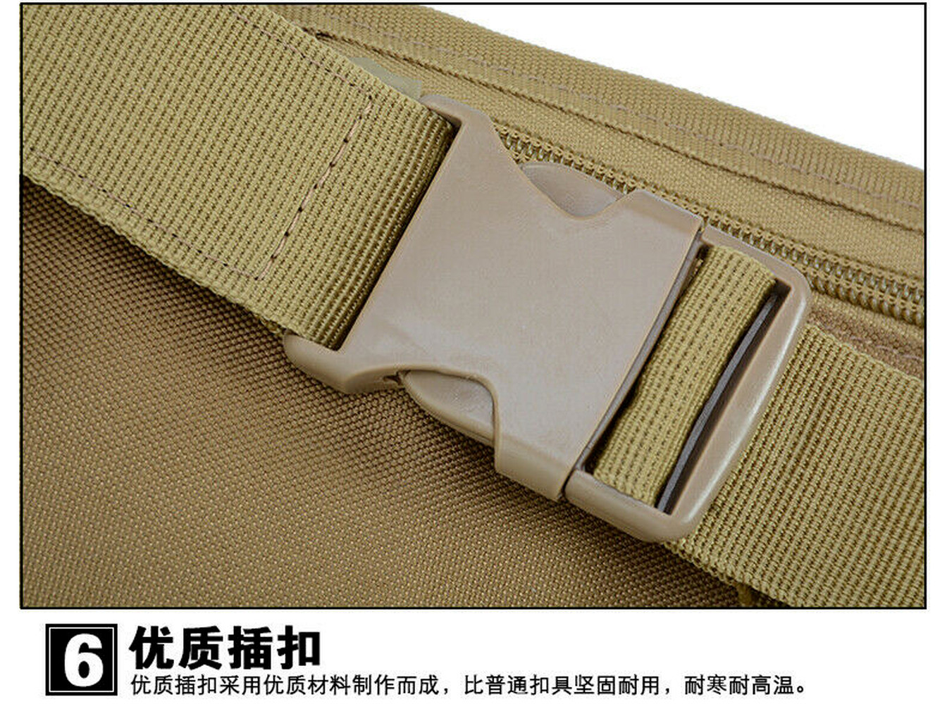 Men’s Shoulder Bag Mobile Phone Pack Cycling Hiking Anti-theft Pocket Waist Bag
