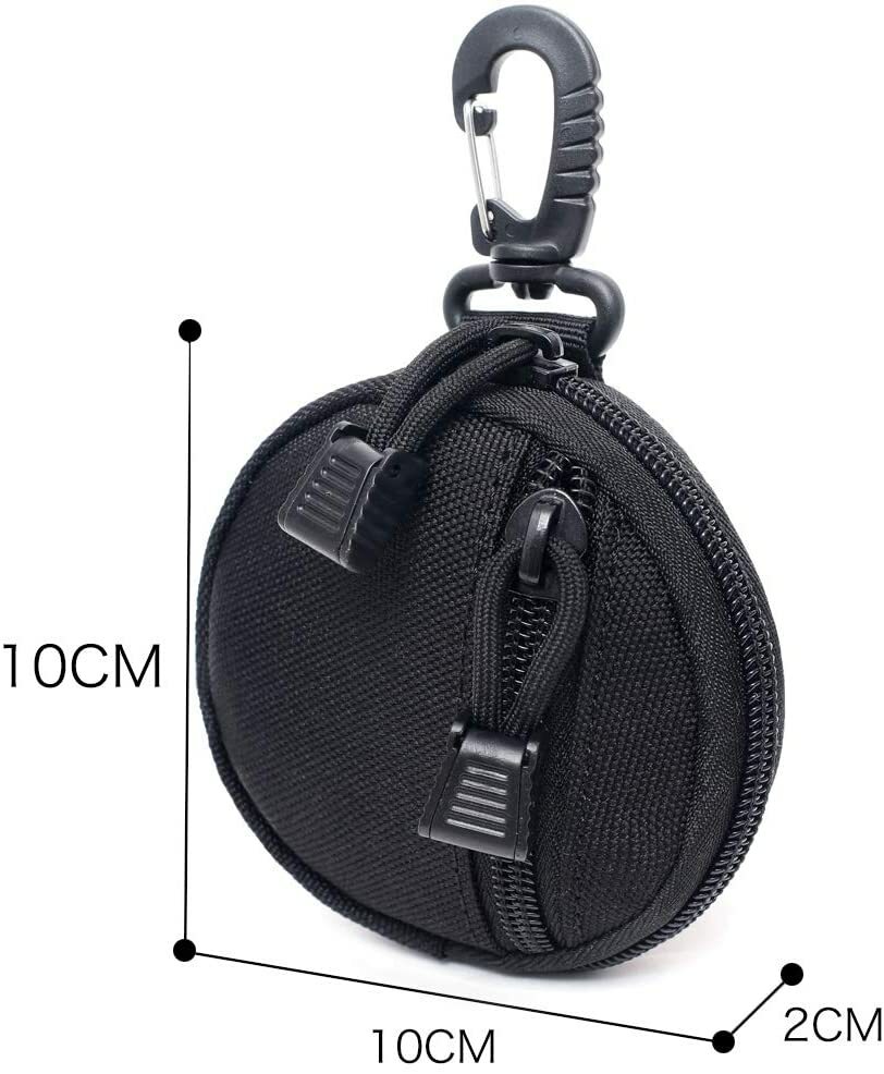 Tactical Molle Small Case Wallet EDC Pouches Military Gear Coin Purse Keychain