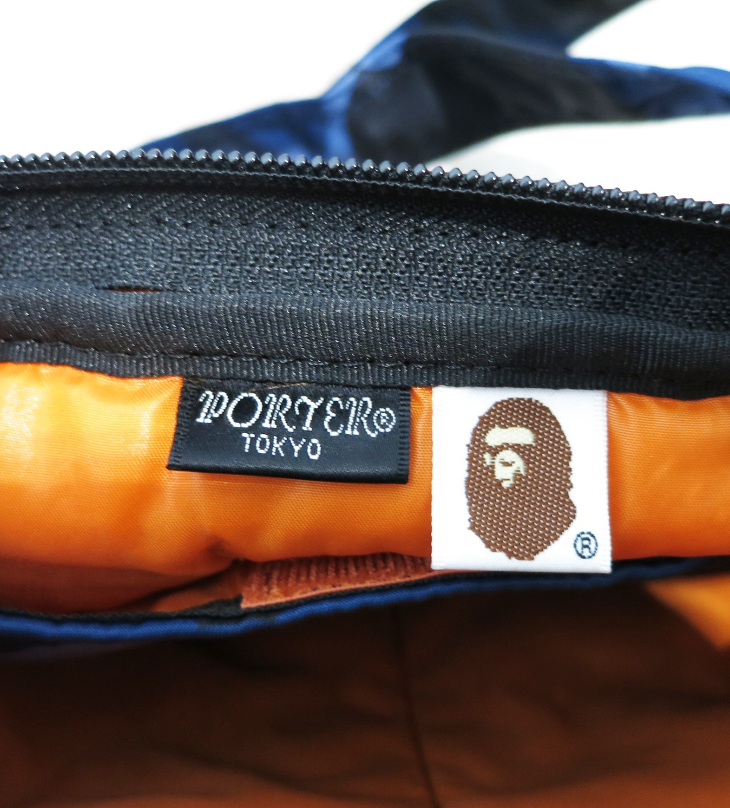BAPE A Bathing Ape x PORTER Red Purple MIX CAMO Tanker Crossbody Shoulder Bag