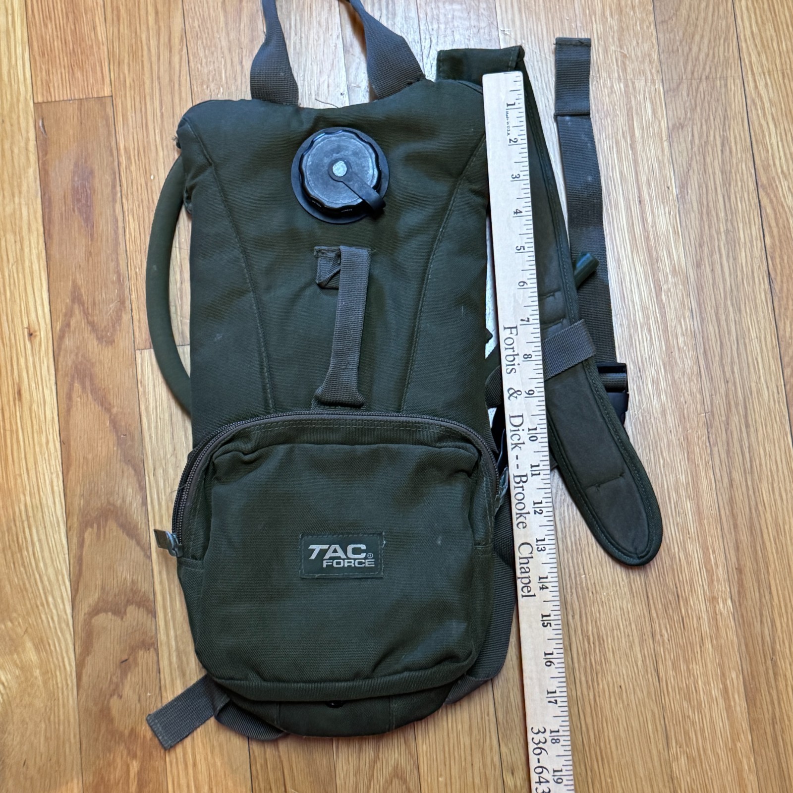 TAC Force 2.5L Tactical Hydration Pack OD Green Military Water Bladder Backpack
