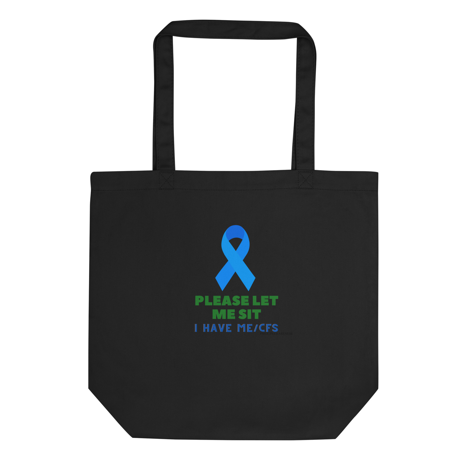 ME CFS awareness,Myalgic encephalomyelitis awareness totebag.