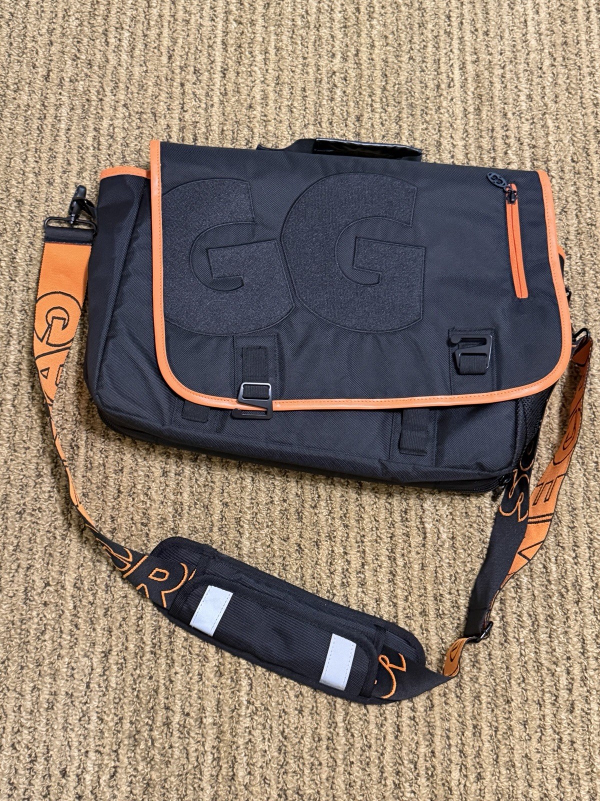 GAME GRUMPS Messenger Bag Gamer Laptop Travel Gaming Pad 4-Compart Organizer Blk
