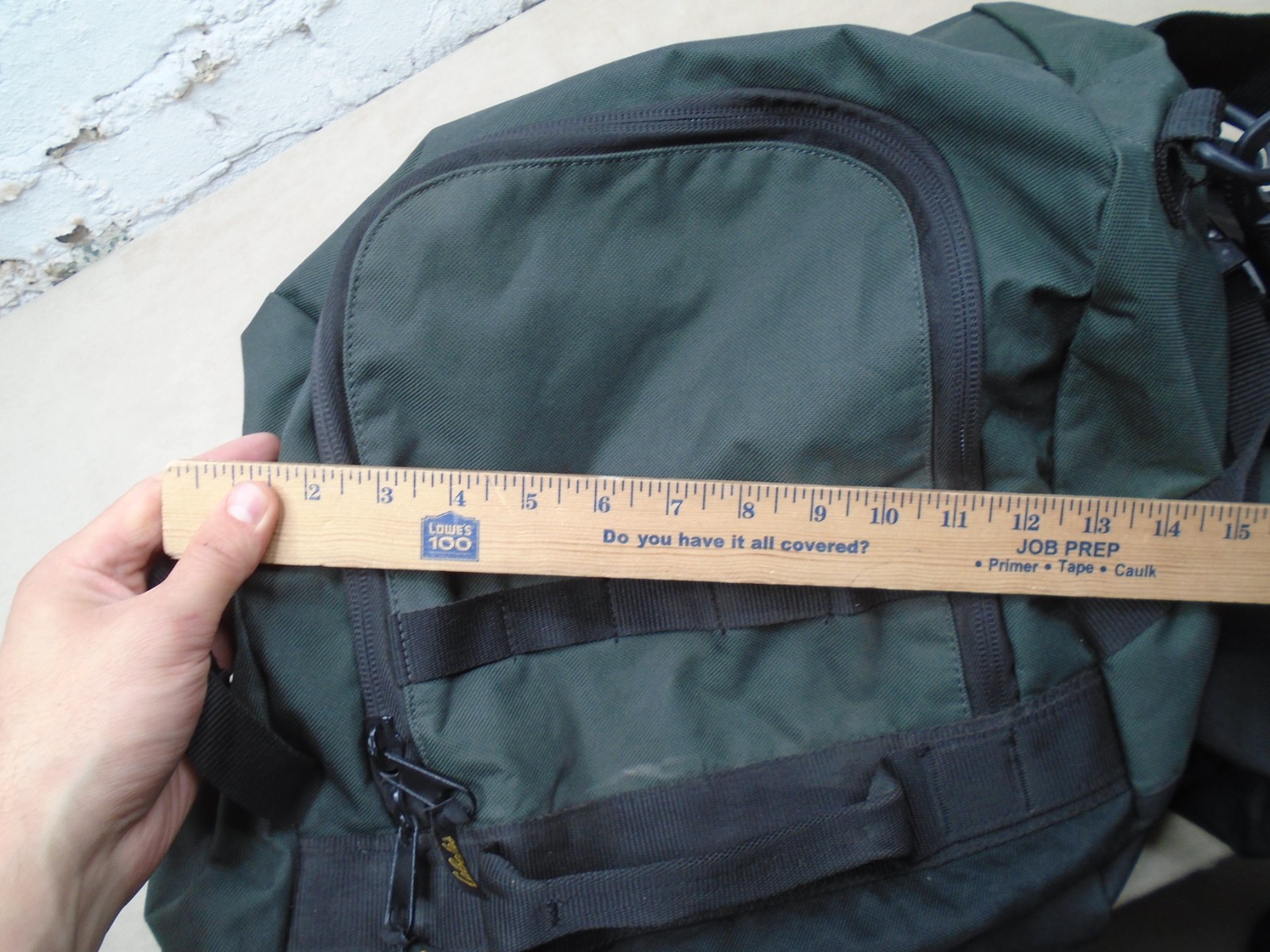 Cabela’s 34 Inch Large Duffle Bag, Green Black Travel Hunting Outdoors