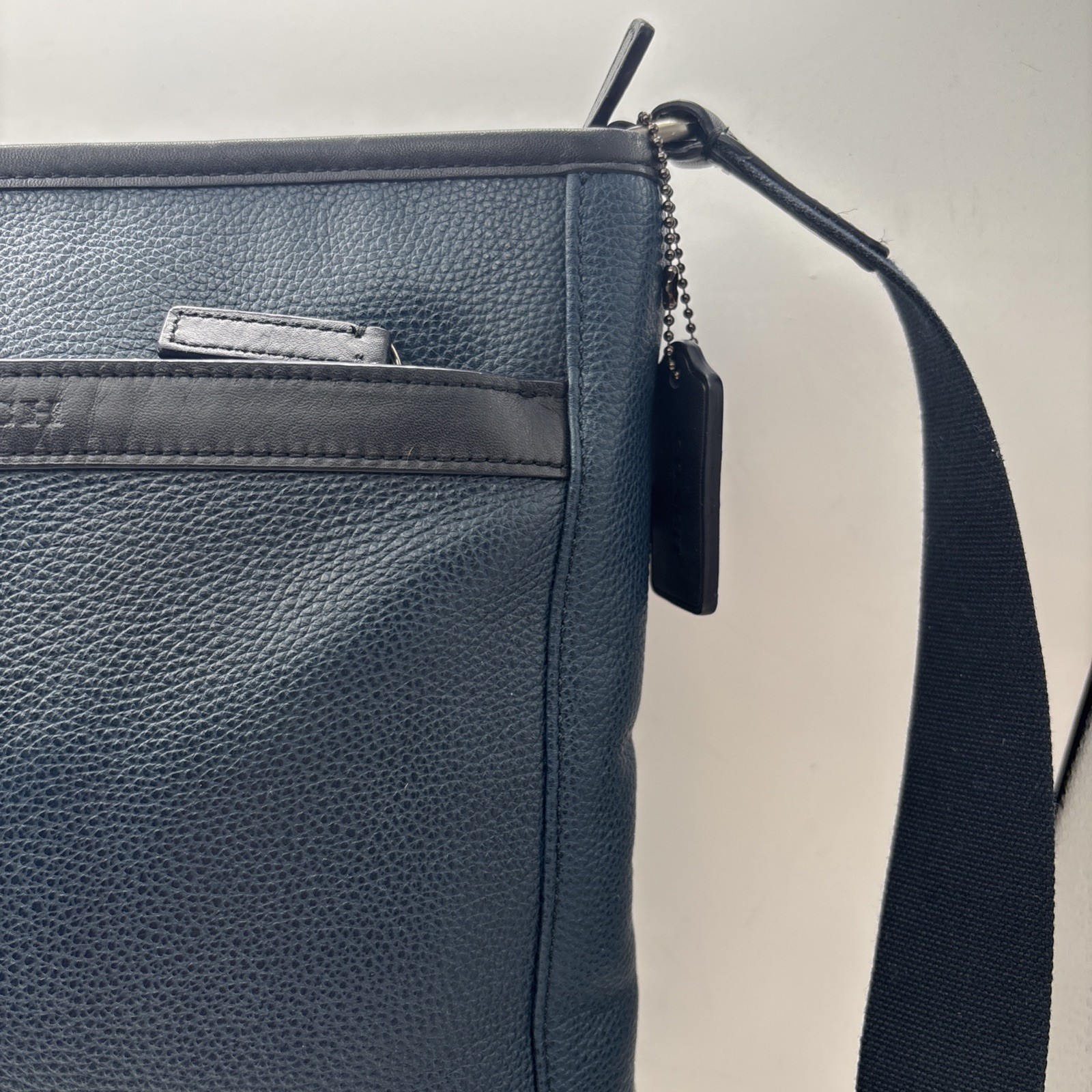 NWT COACH CLASSIC CAMDEN TECH LEATHER FILE MESSENGER BAG CROSSBODY BAG F71341