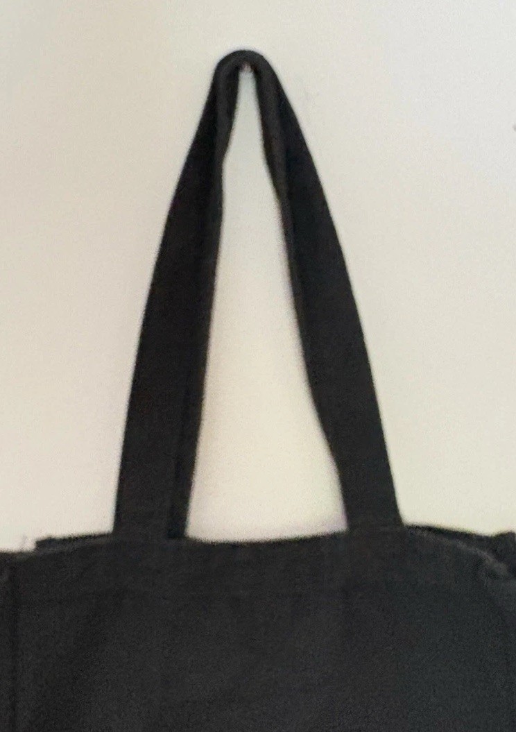 Issue Project Room Tote Bag Black Cotton Gray Print NYC Art Organization Logo