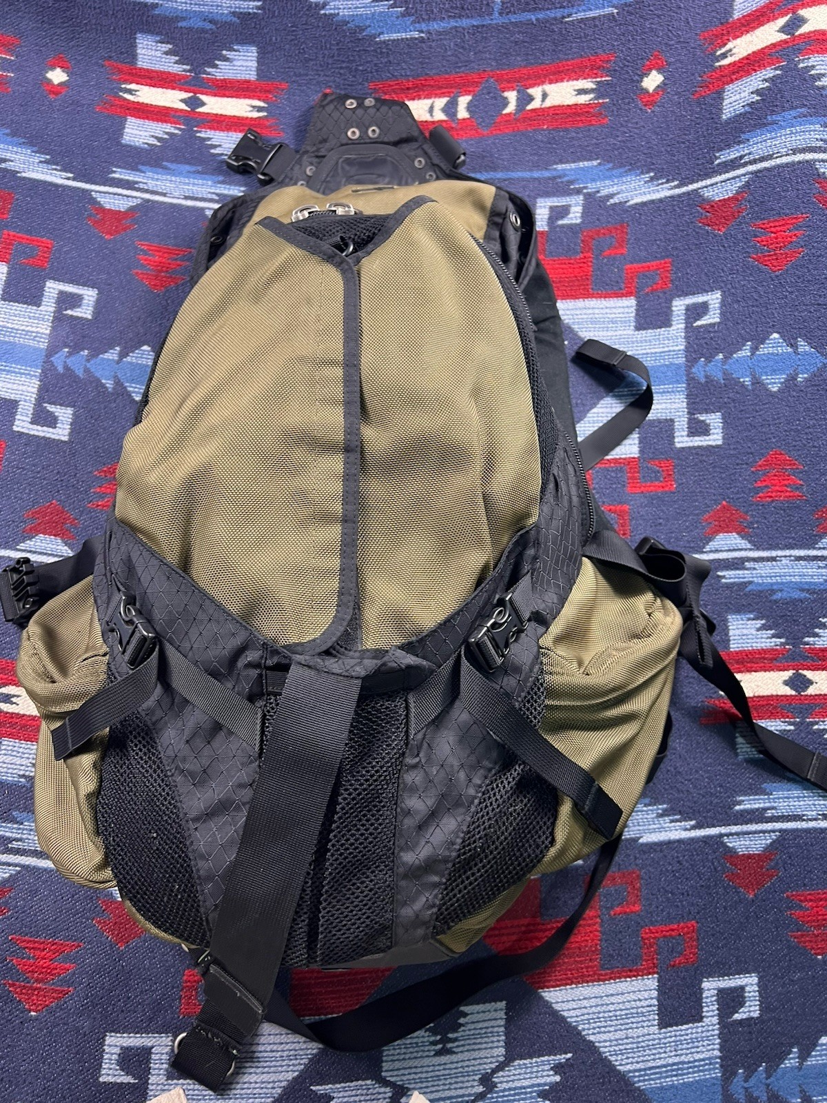 Vtg Oakley Icon Backpack Tactical 90s Y2K USA Software Carry On Olive 2.0 3.0