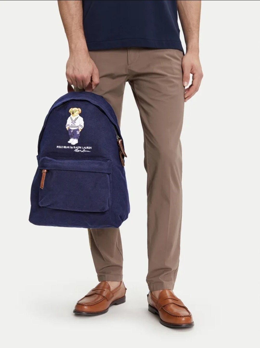 $228 Polo Ralph Lauren Canvas Backpack Men’s Polo Bear In Sweater & Sweatpants