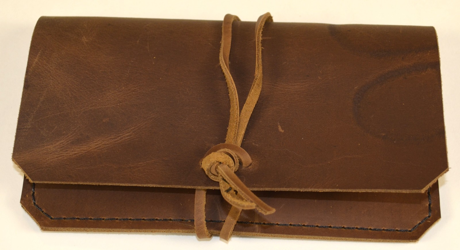 Handmade Grain Crazy Horse Leather Tobacco Pouch 100% Real Leather