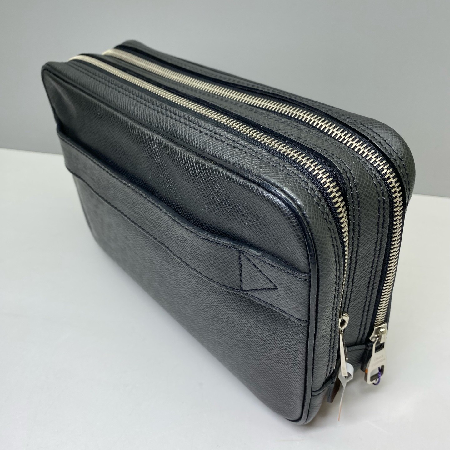 Louis Vuitton Pre-Owned Authentic Clutch Black 26×16.5x8cm Cowhide