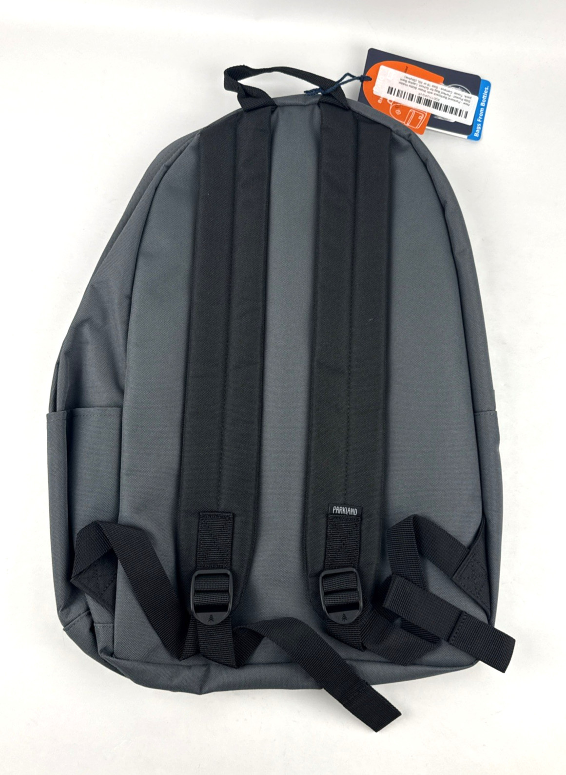 NEW Parkland Meadow Plus 30L Backpack Gray Charcoal 15″ Laptop Bottle Holder