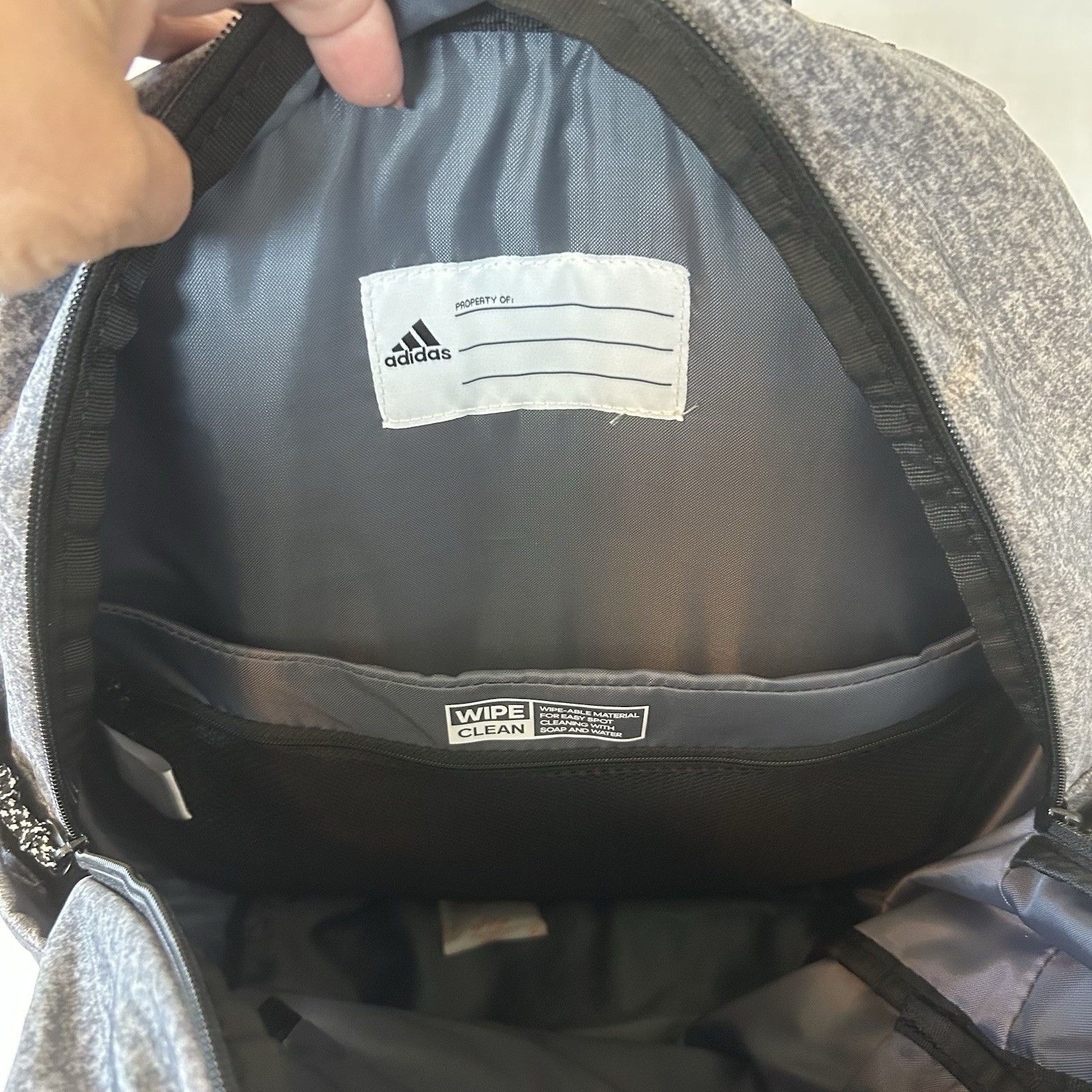 Adidas League Three Stripe 2 Backpack – Gray/Black UNISEX MSRP $55 ** SALE **