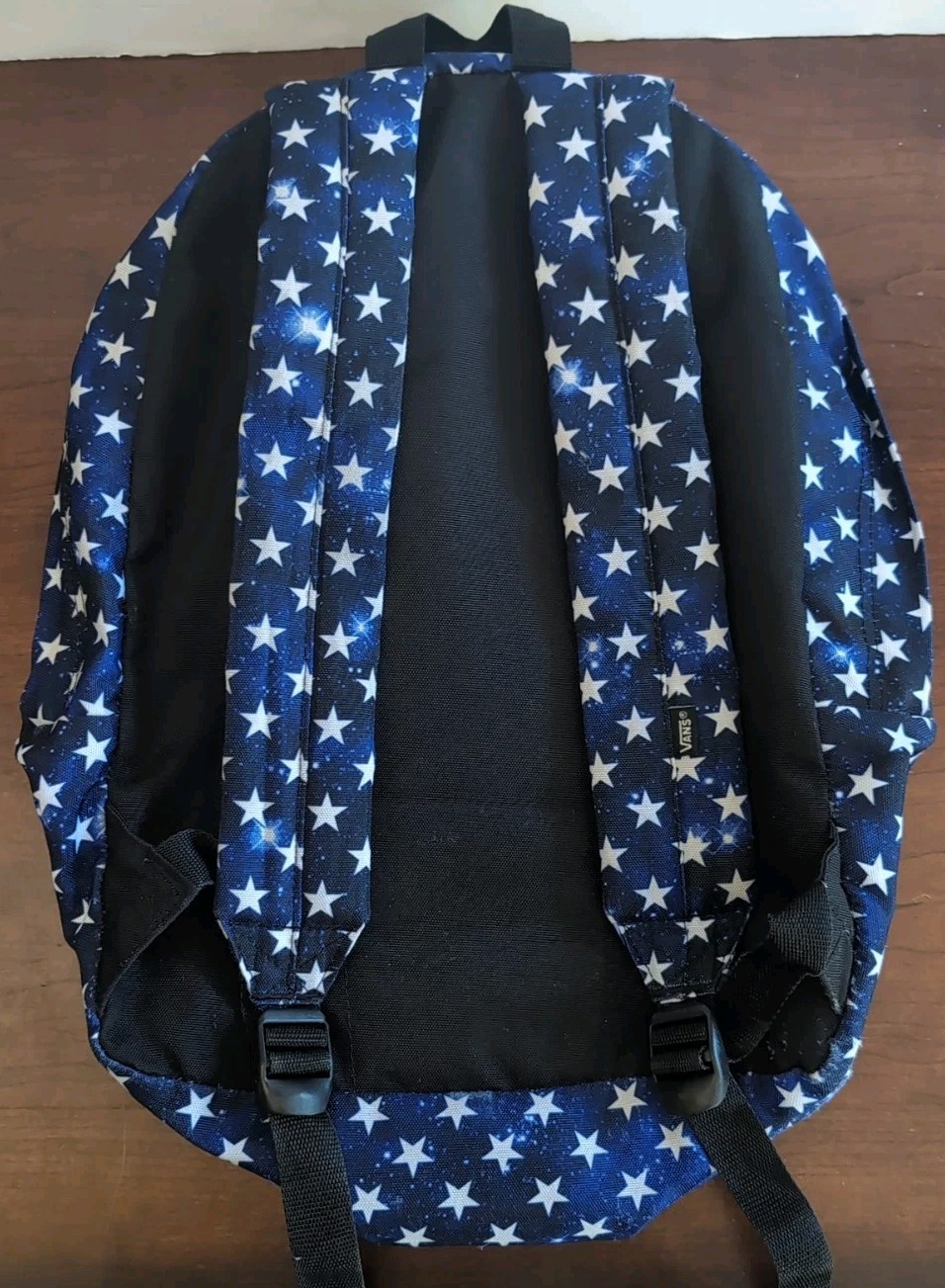Vans Off the Wall Backpack/ American Red White & Blue Skateboard School Bag