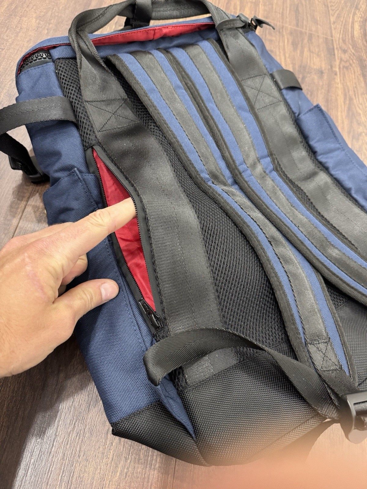 Woolrich X The Hill-side Backpack / Navy Blue / New With Tags