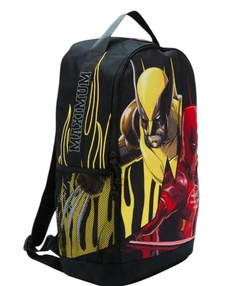 Marvel Deadpool & Wolverine Split Backpack – NEW Authentic /w Tags Bioworld