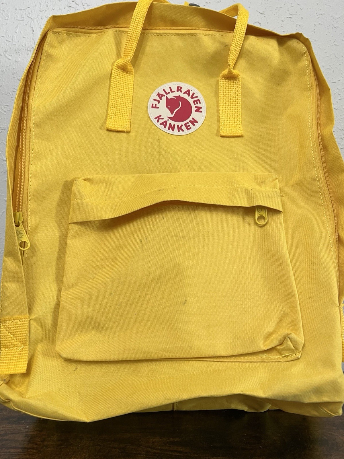 Fjallraven Kanken Classic Backpack Yellow 23510 Sweden Canvas Everyday Outdoor