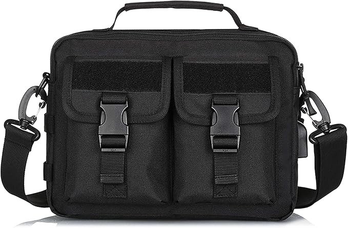 Multifunction Tactical Messenger Bag Nylon Shoulder Briefcase Handbags with U…