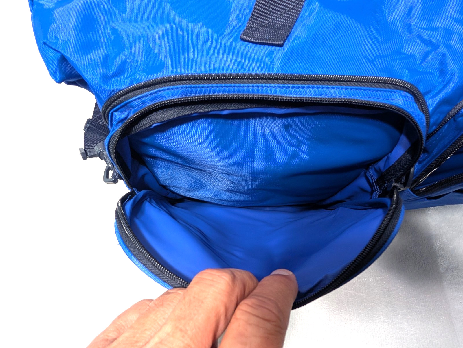 Vintage Polo Sport Large Travel Duffle Bag Royal Blue