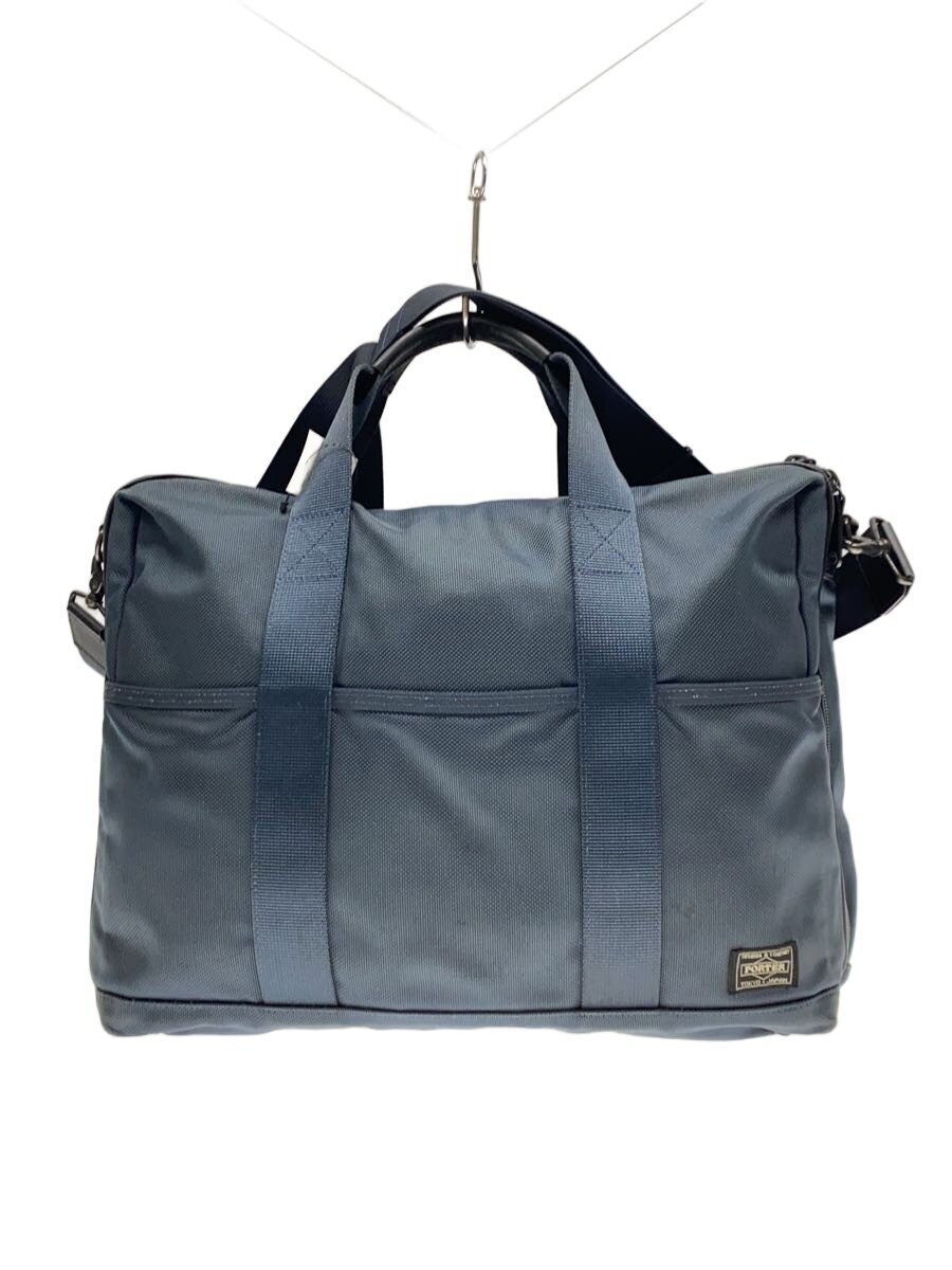 PORTER Briefcase Navy Leather Business Bag 13cm Depth 39cm Width