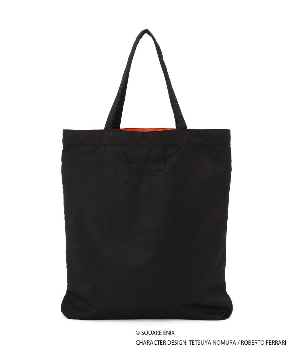 AVIREX × FINAL FANTASY VII REMAKE FLIGHT NYLON TOTE BAG CHOCOBO BLACK