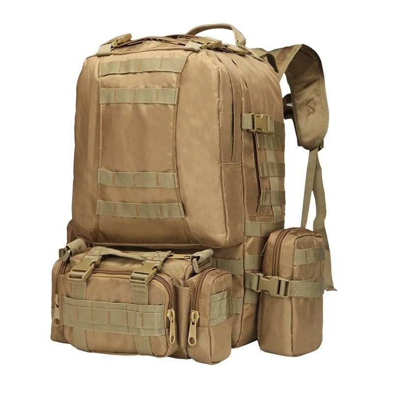 Outdoor Tactical Backpack Mountaineering Multi Functional Combination Backpack