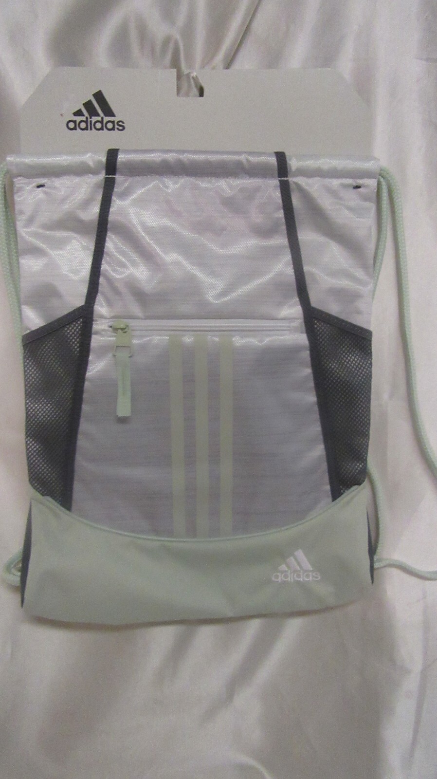 ADIDAS ALLIANCE II SACK PACK (BACK PACK) NEW W/T WHITE LIGHTWEIGHT