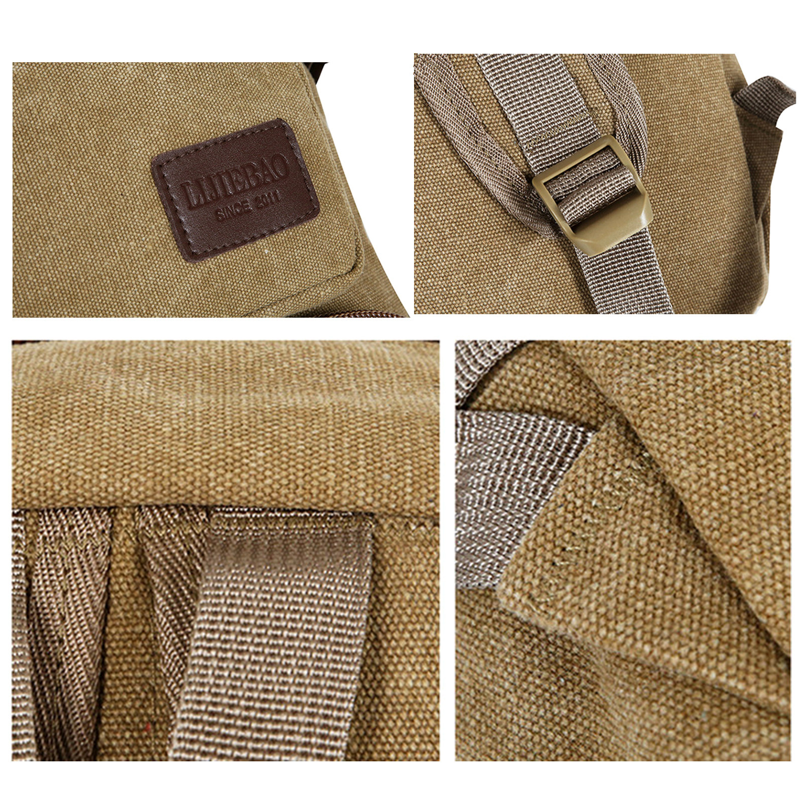 20 L Canvas Business Backpack Suitable For Work Travel School Laptop Bag