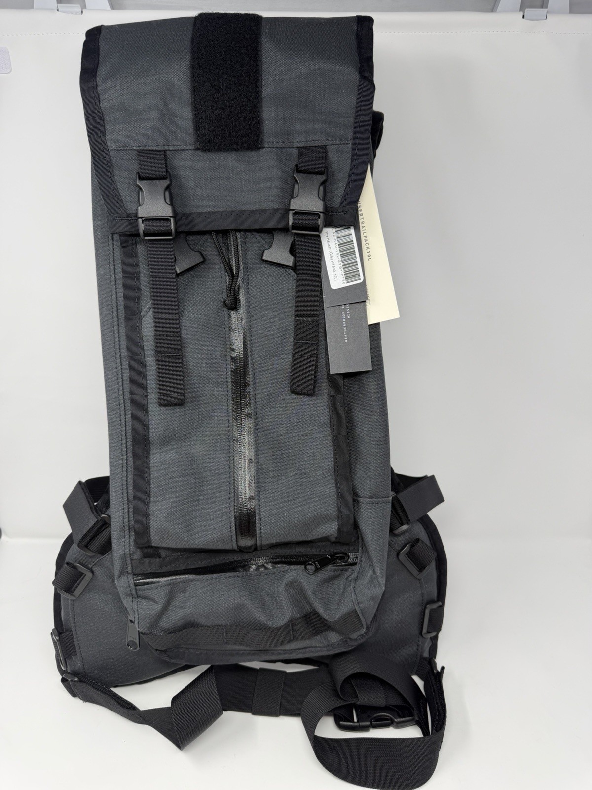 Mission Workshop Acre Hauser 10L Weatherproof Hydration Pack – USA Made – Gray