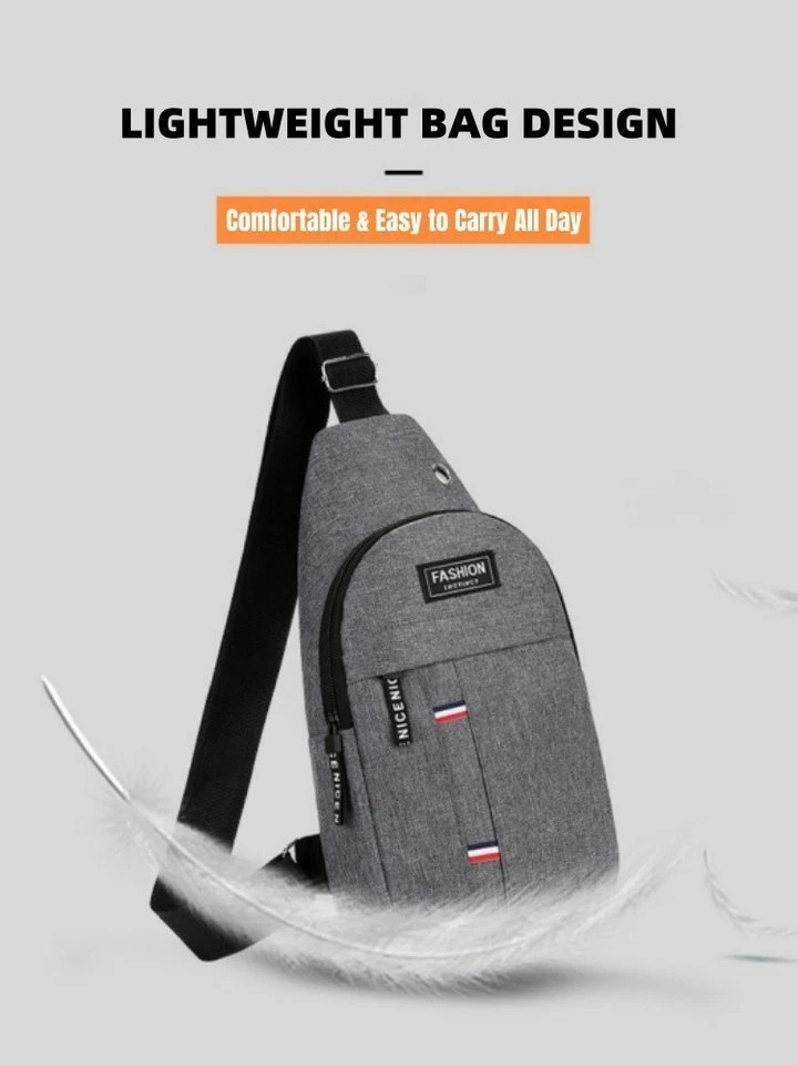 Mens Backpack Crossbody Sling Shoulder Bag Travel Chest Pack Outdoor Hiking New