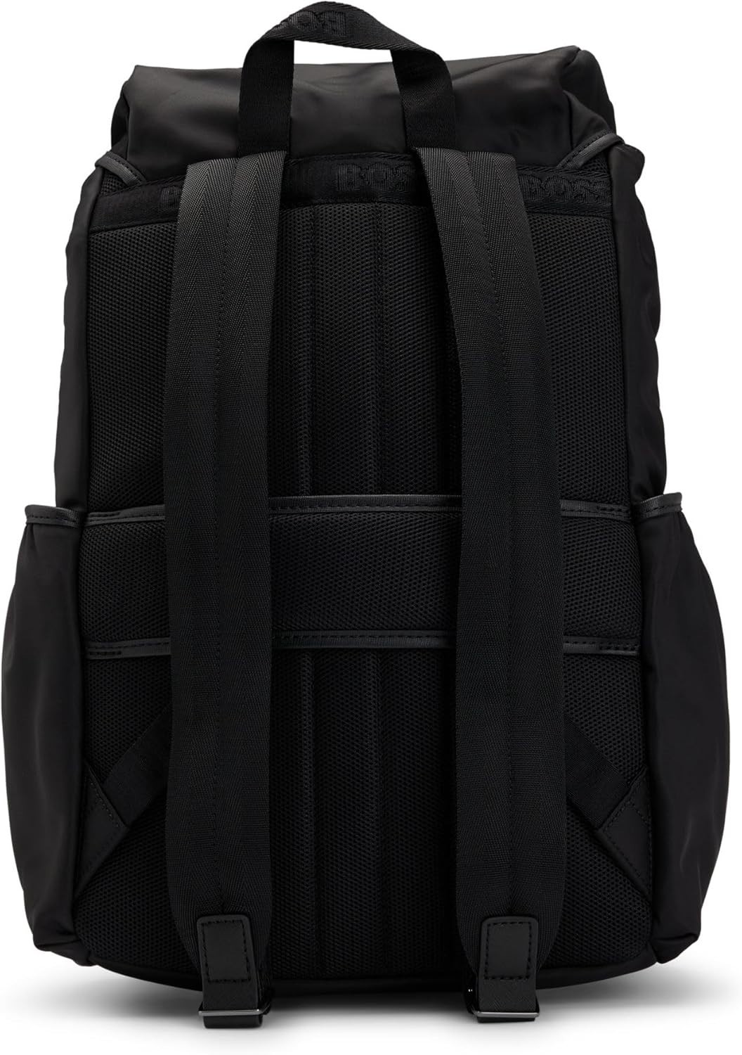 Hugo Boss SELECTED BY SHOHEI OHTANI Multi-Pocket Men’s Black Flap Backpack NWT