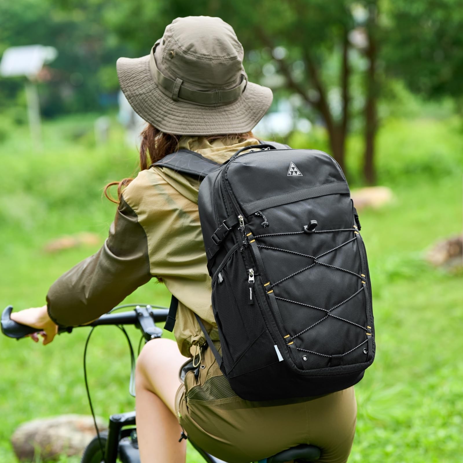 Backpack for Men Women Expandable Travel Backpack Fits 15.6 Inch Computer Lig…